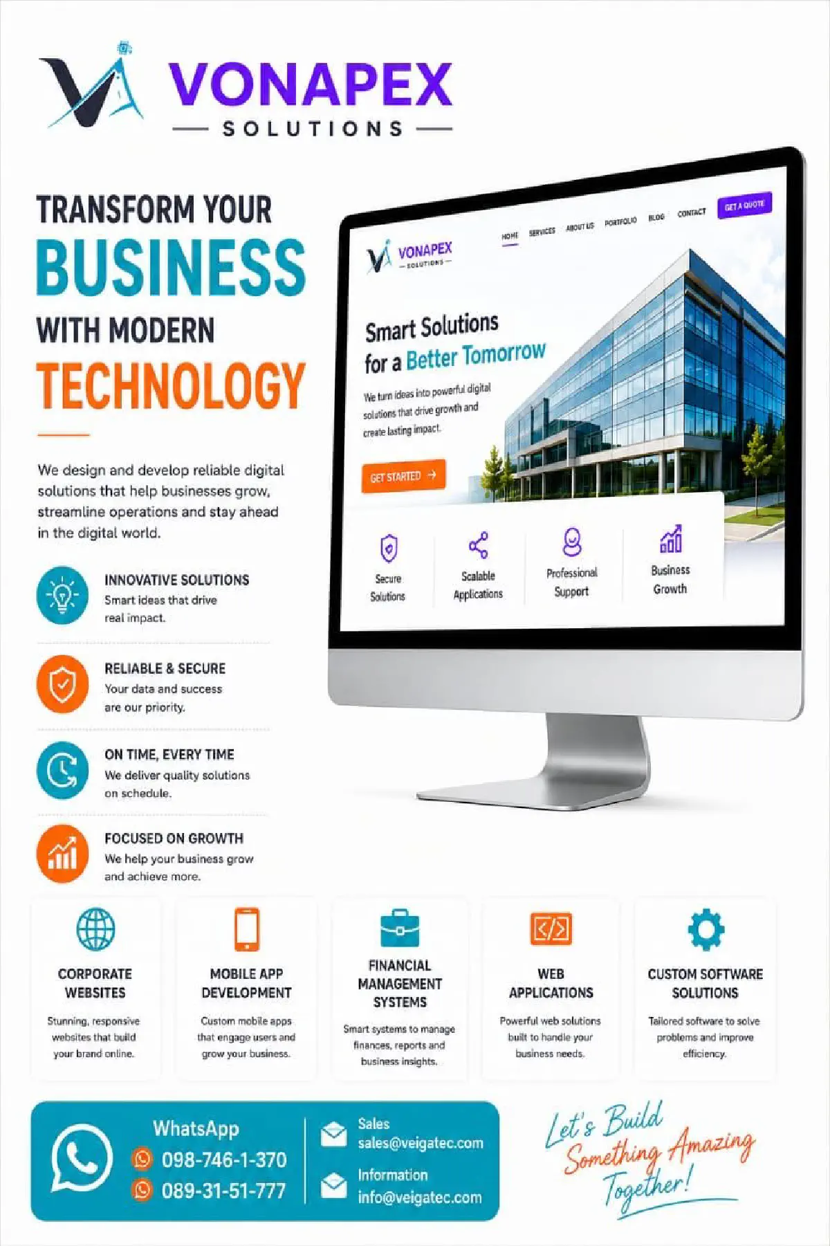 Vonapex Solutions is Live: Veigatec's Software Services Division Launches