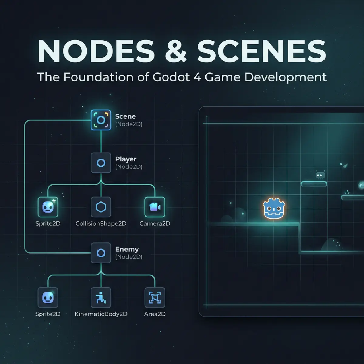 Part 2: Creating Your First 2D Scene in Godot 4