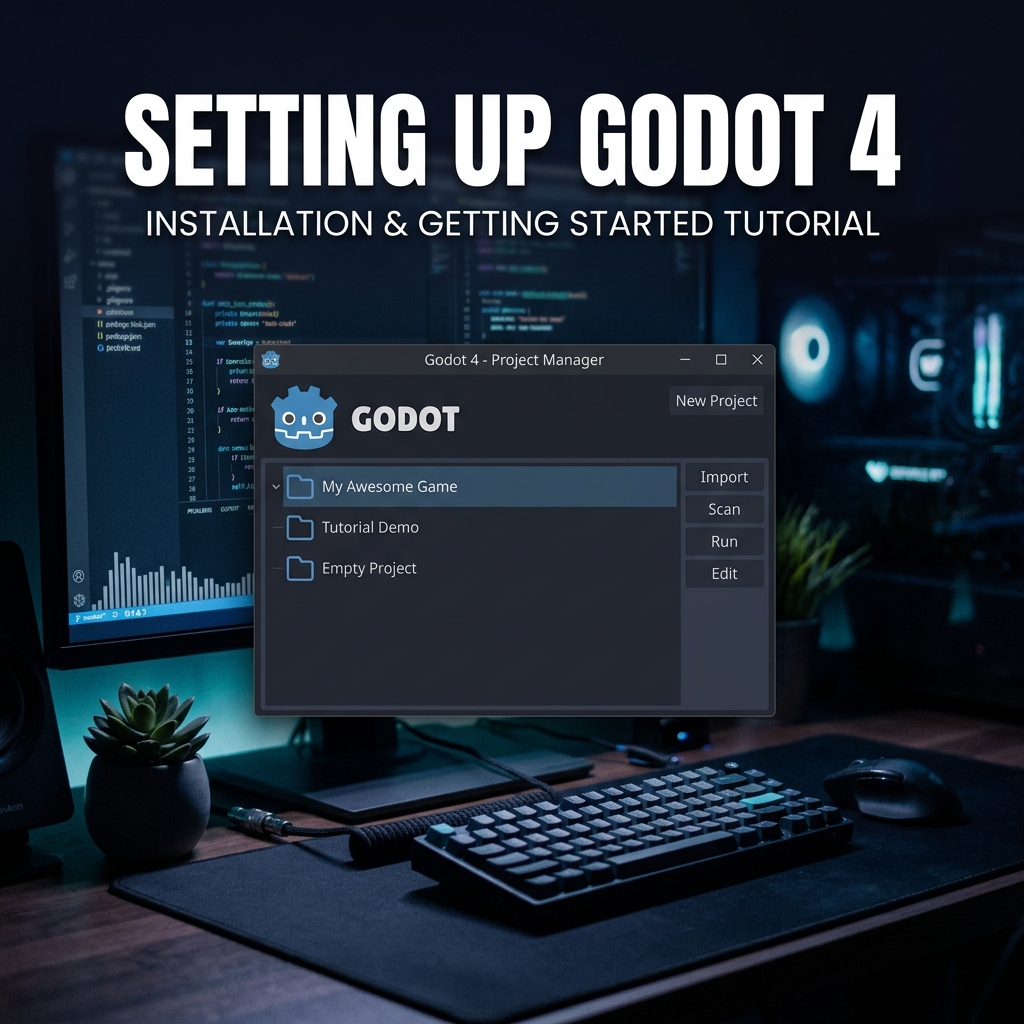 Part 1: Installing Godot 4 & Project Setup